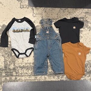 Lot of Carhartt Baby Clothes sizes 9M-24m